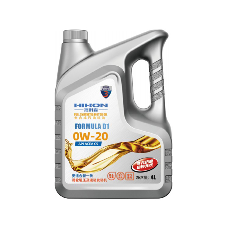 Aceite de motor totalmente sintético Hixon Formula D1 0W-20 (API SP / ACEA C5)