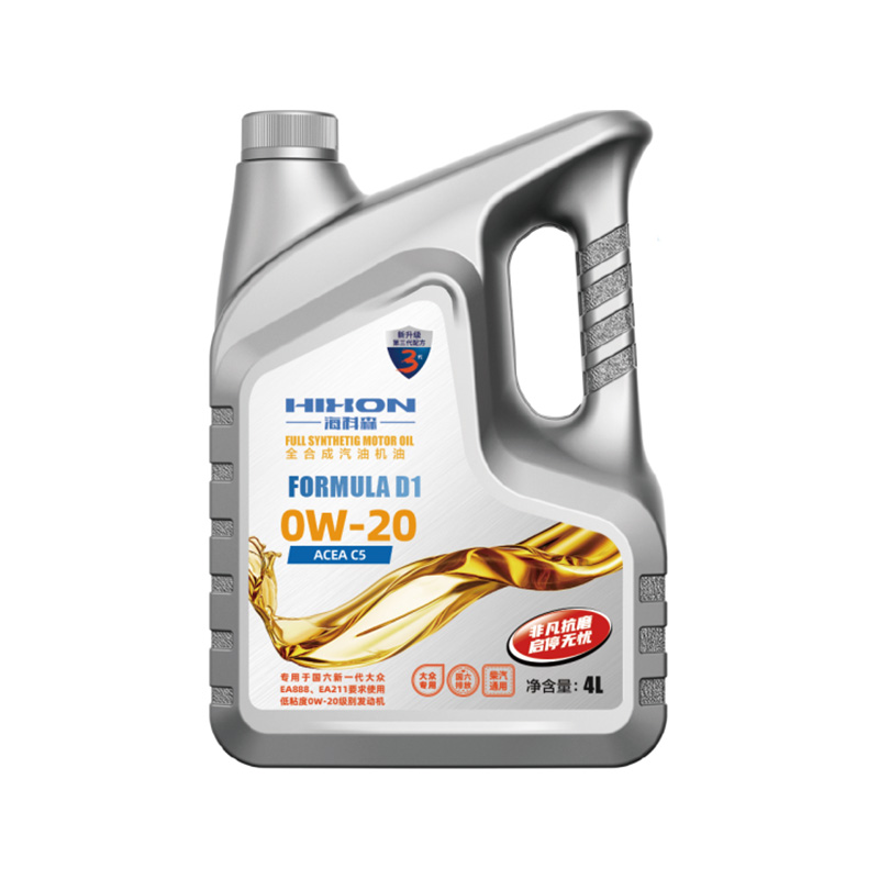 Aceite de motor totalmente sintético Hixon Formula D1 0W-20 (ACEA C5/Meets VW 508.00/509.00)