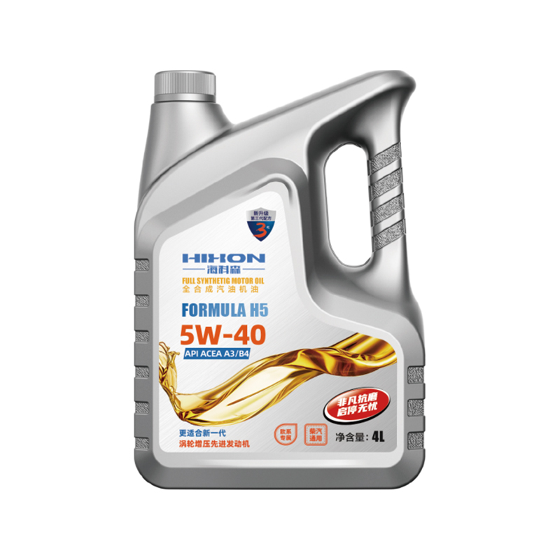 Aceite de motor totalmente sintético Hixon Formula H5 5W-40 (API SP/ACEA A3/B4)