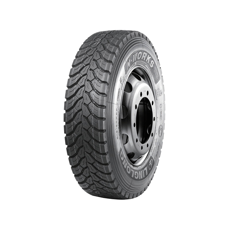 Neumático radial antiseparación de hombros de alta carga y posición de conducción KMD400 para camiones volquete – de transporte corto a mediano