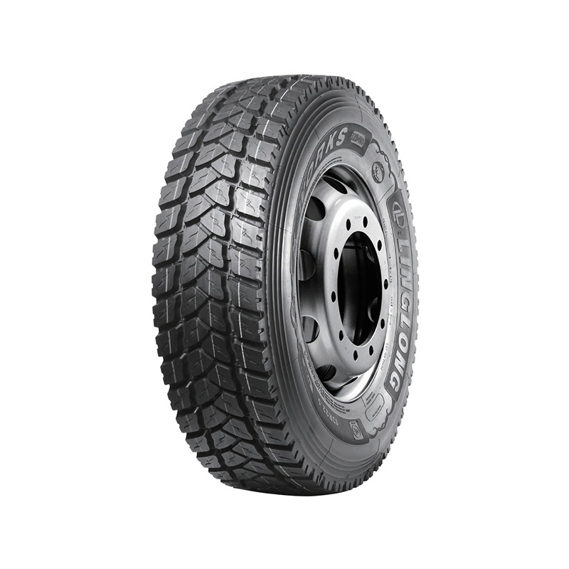 KMD403 Neumático radial de alta capacidad de carga, resistente, con tracción en posición de conducción y antivaho para camiones volquete pesados