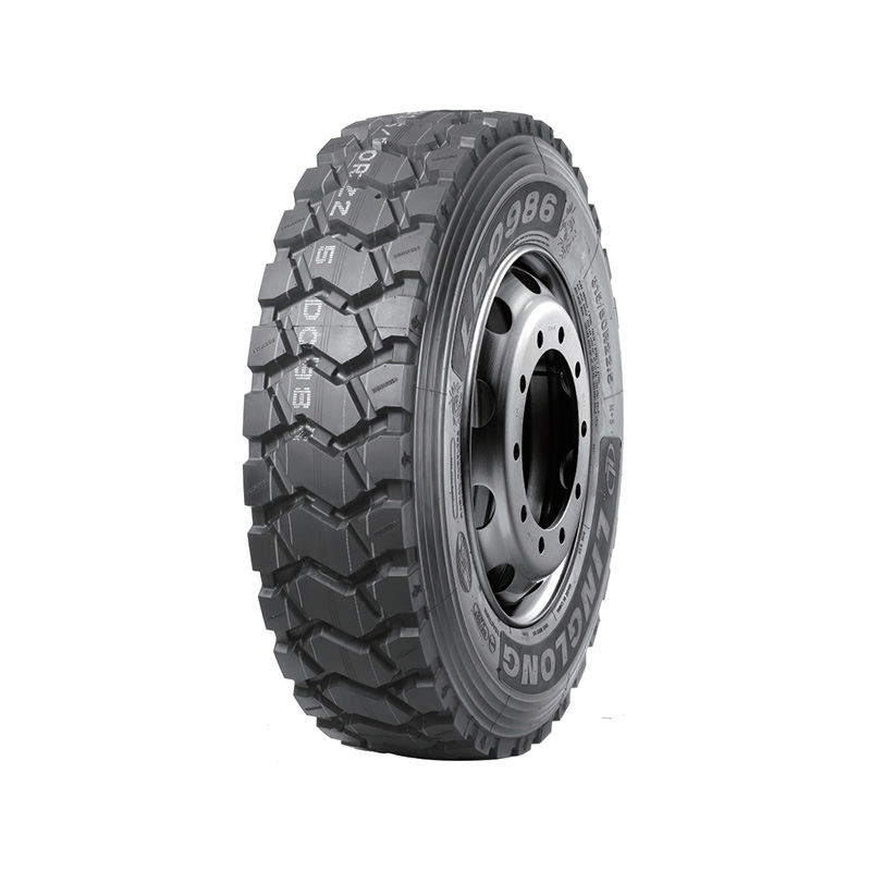 LDO986 Neumático radial multiespecificación, autolimpiante, anti-huecos y resistente a pinchazos, para carreteras mineras mixtas, para camiones volquete
