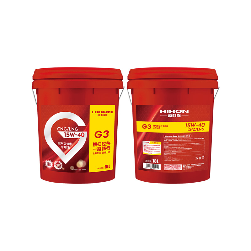 Aceite de motor de gas natural G3 GNC/GNL 15W-40 (4L 18L)